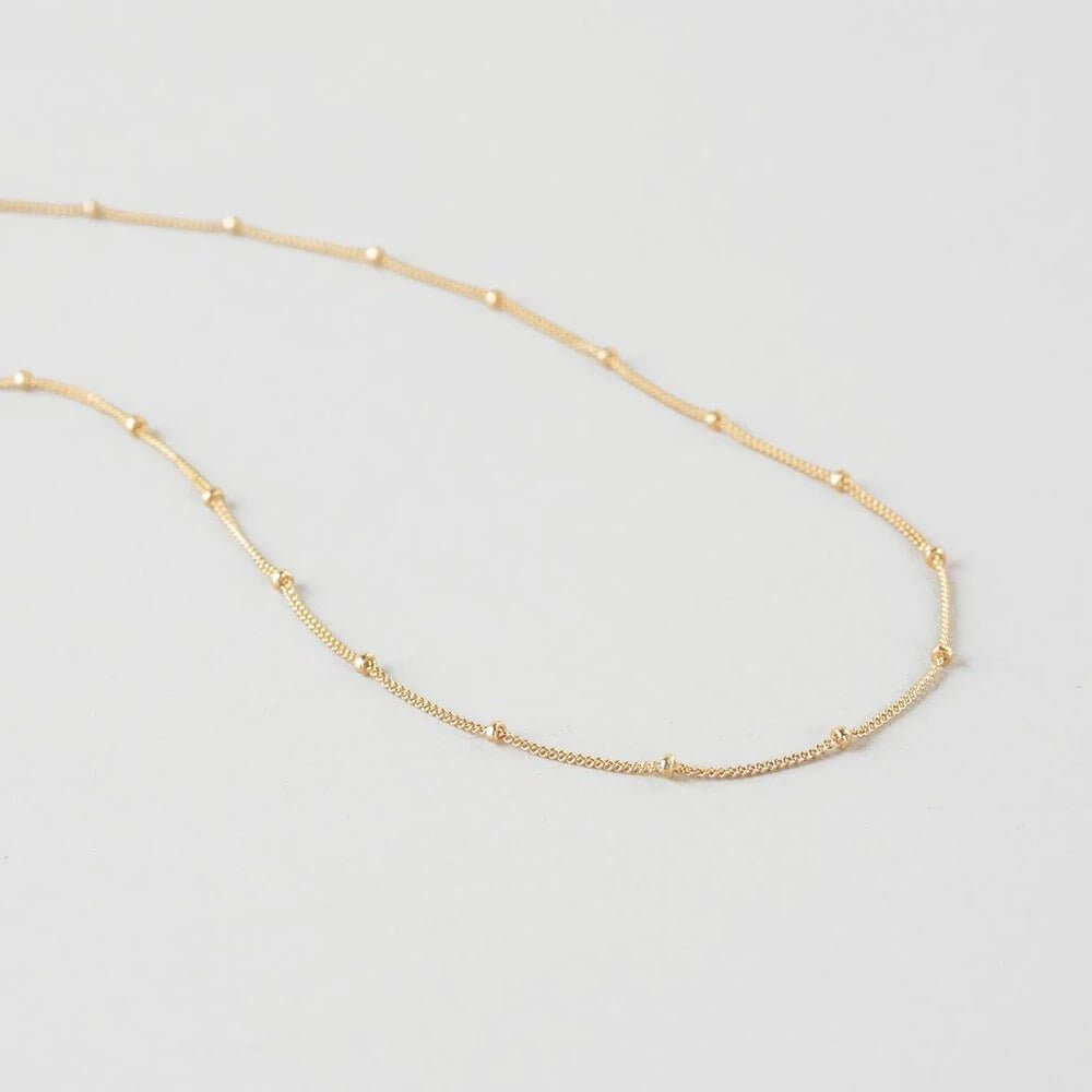 Gold Satellite Chain Necklace - Jewellery Hut