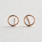 14K Rose Gold Earrings, Rose Gold Stud Earrings, Rose Gold Earrings, Gold Earrings, Minimalist Earrings, Stud Earrings, Gold Stud Earrings