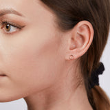14K Rose Gold Earrings, Rose Gold Stud Earrings, Rose Gold Earrings, Gold Earrings, Minimalist Earrings, Stud Earrings, Gold Stud Earrings