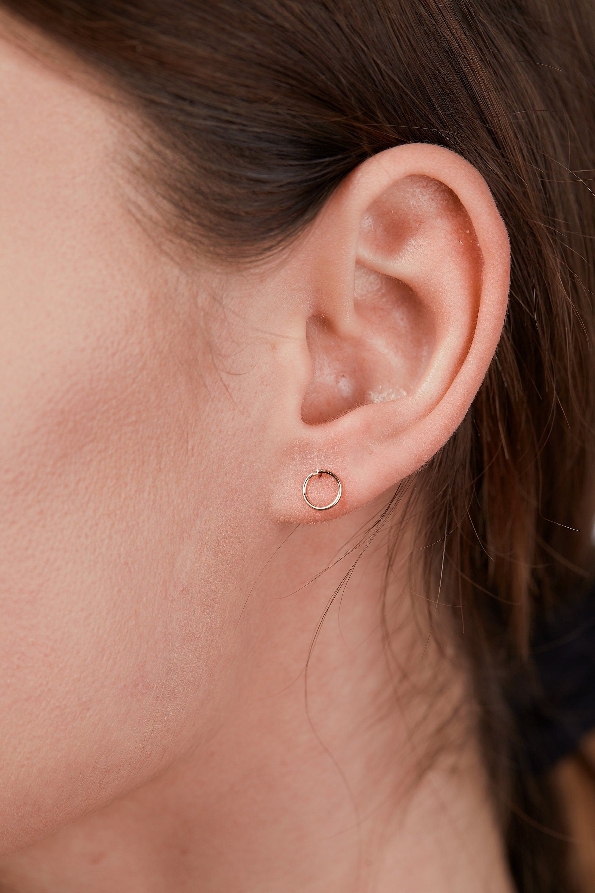 14K Rose Gold Earrings, Rose Gold Stud Earrings, Rose Gold Earrings, Gold Earrings, Minimalist Earrings, Stud Earrings, Gold Stud Earrings