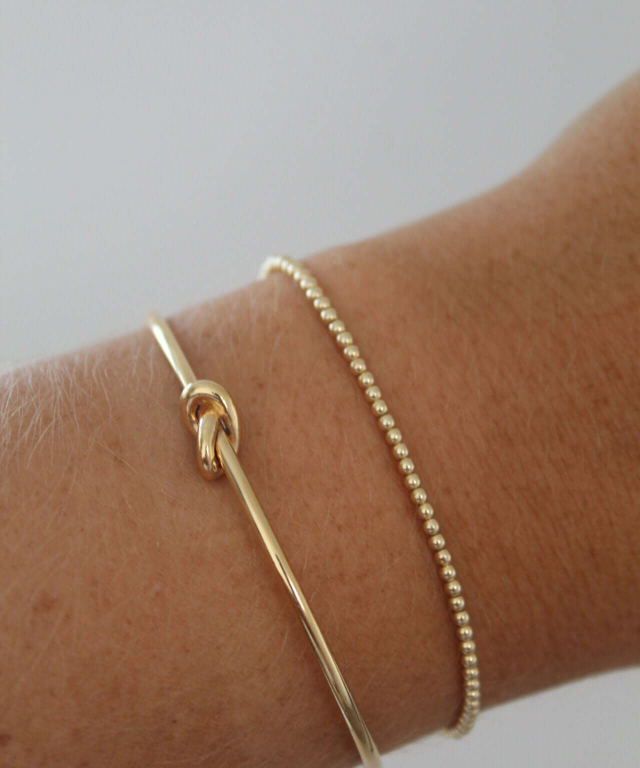 14k Gold Filled Beaded Bracelet