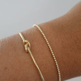 14k Gold Filled Beaded Bracelet