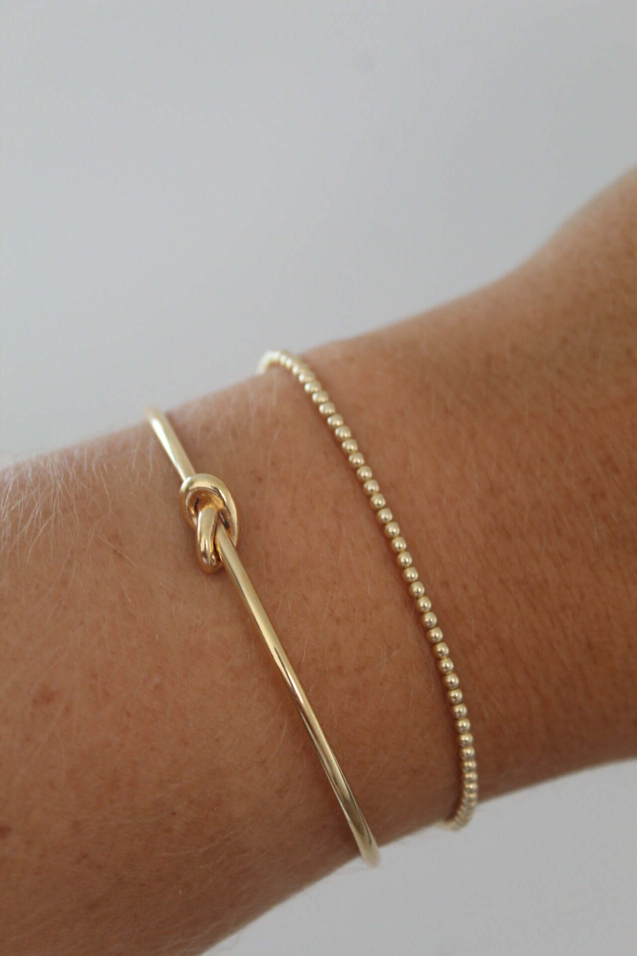 14k Gold Filled Beaded Bracelet