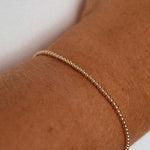 14k Gold Filled Beaded Bracelet