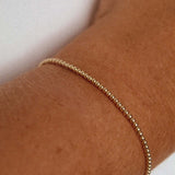 14k Gold Filled Beaded Bracelet