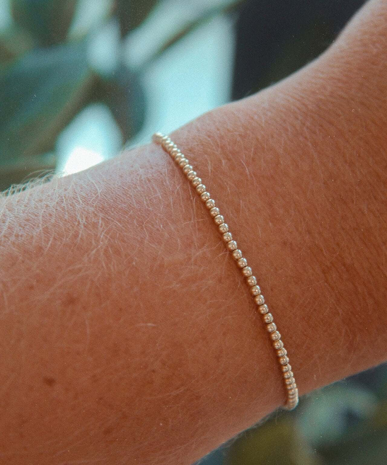 14k Gold Filled Beaded Bracelet