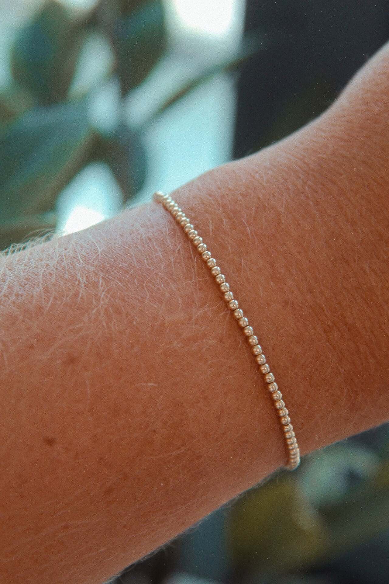 14k Gold Filled Beaded Bracelet