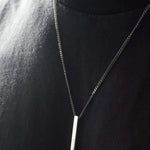 Silver Personalised Bar Necklace - Jewellery Hut