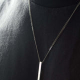 Silver Personalised Bar Necklace - Jewellery Hut