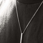 Silver Personalised Bar Necklace - Jewellery Hut