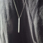 Silver Personalised Bar Necklace - Jewellery Hut