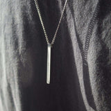 Silver Personalised Bar Necklace - Jewellery Hut