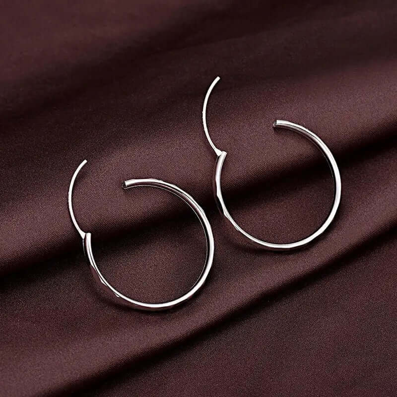 Sterling Silver Hoop Earrings - Jewellery Hut