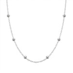 Sterling Silver Satellite Chunky Necklace - Jewellery Hut