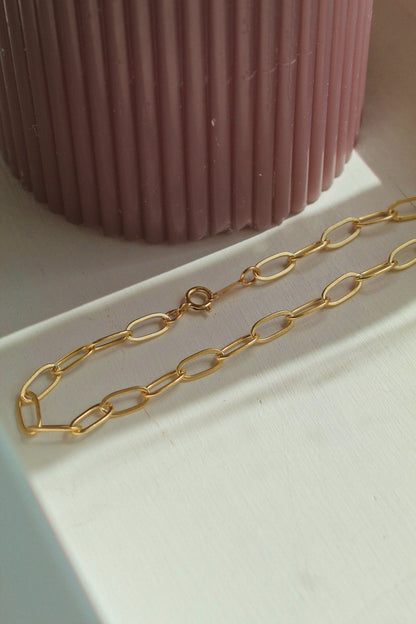 14k Gold Chunky Cable Bracelet - Jewellery Hut
