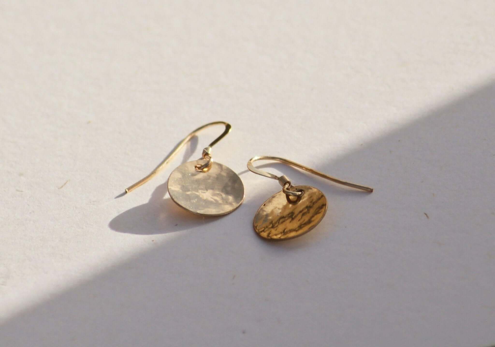 14K Gold Dangle Earrings - Jewellery Hut