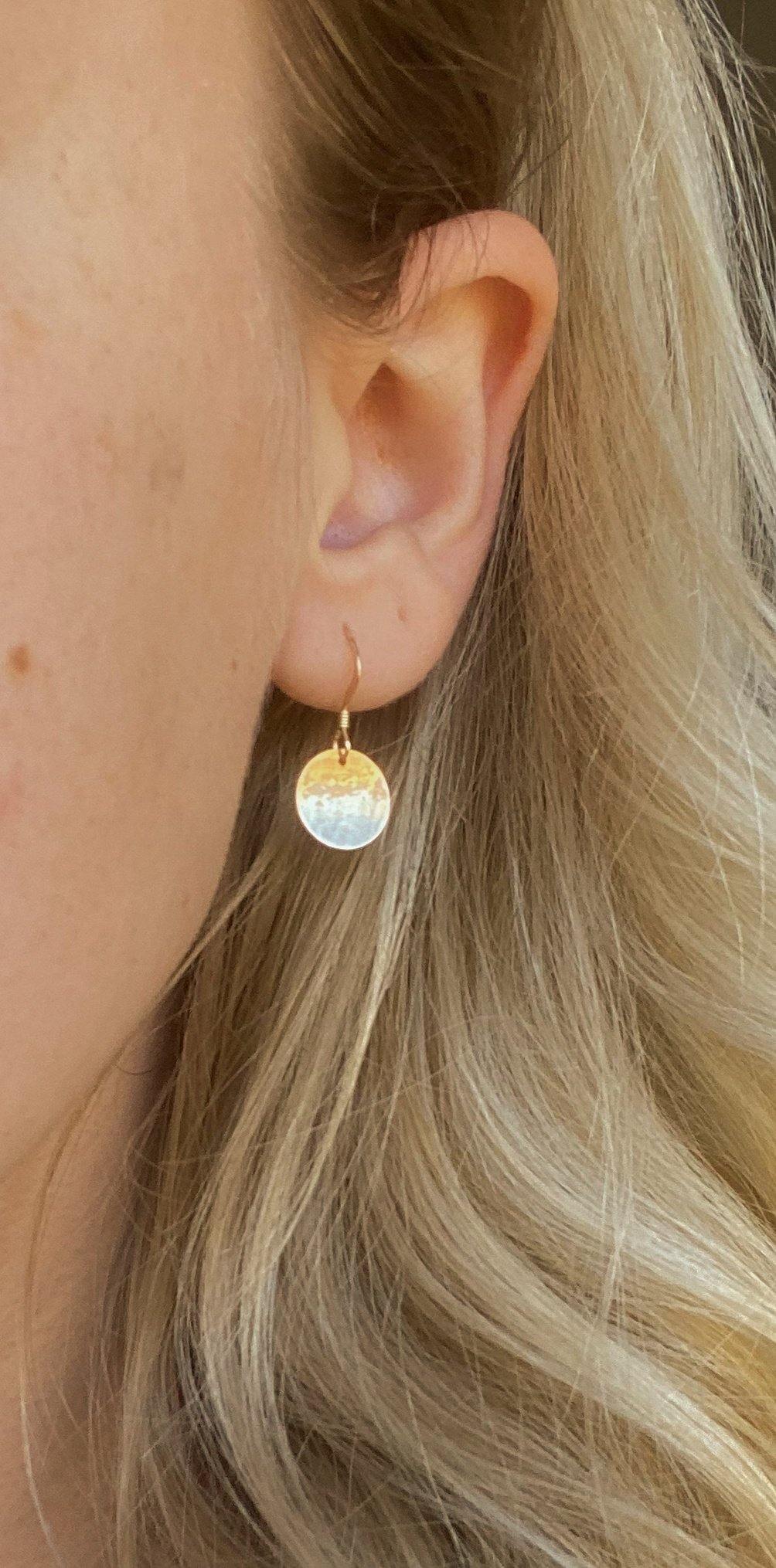 14K Gold Dangle Earrings - Jewellery Hut