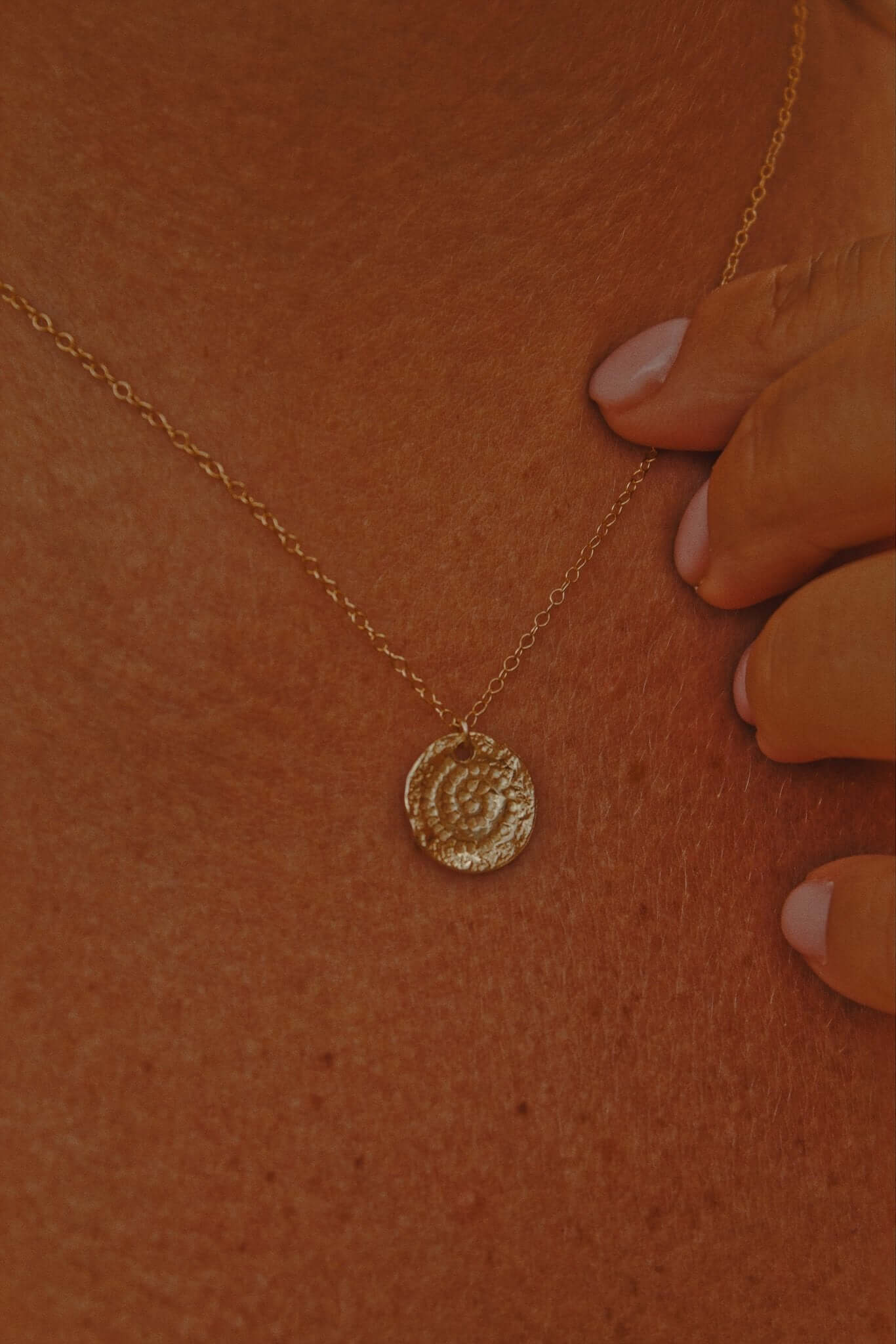 14k Gold Filled Fossil Necklace - Jewellery Hut