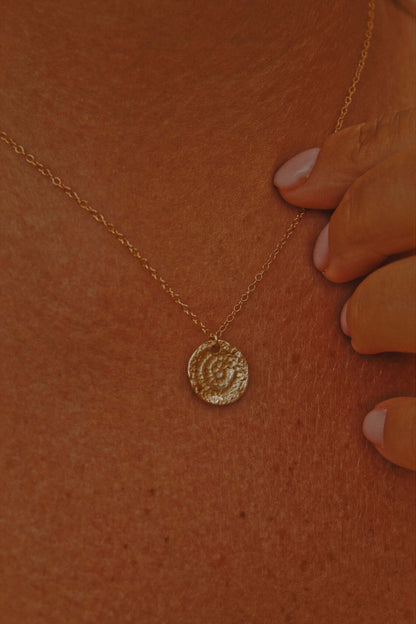 14k Gold Filled Fossil Necklace - Jewellery Hut