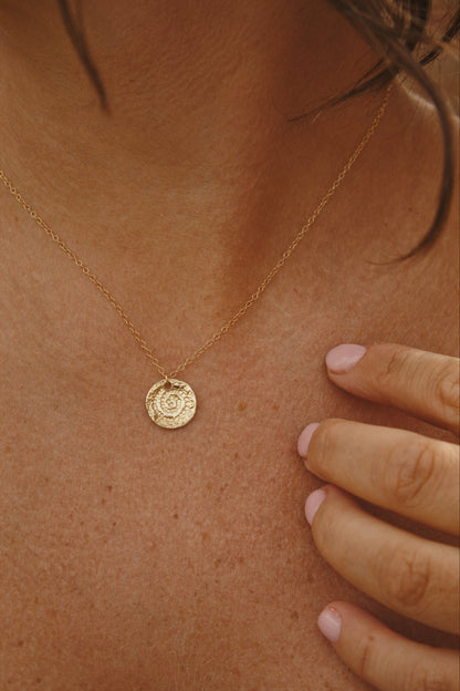 14k Gold Filled Fossil Necklace - Jewellery Hut