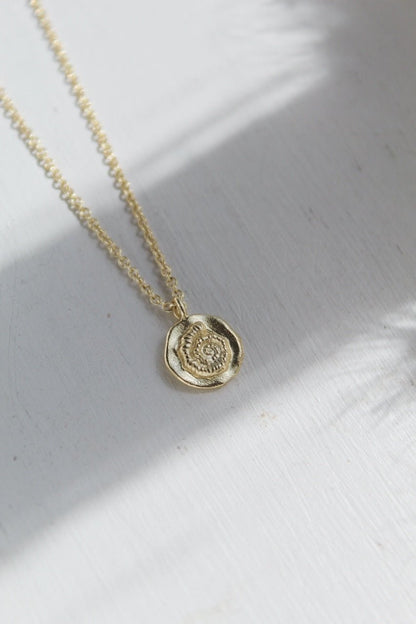 14k Gold Fossil Necklace - Jewellery Hut
