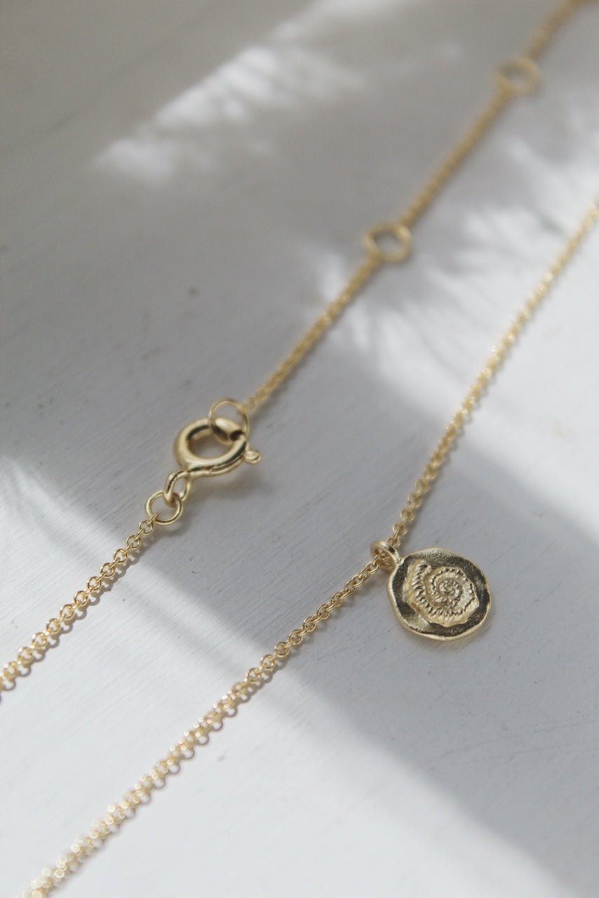 14k Gold Fossil Necklace - Jewellery Hut