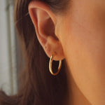 14K Gold Hinged Hoops - Jewellery Hut