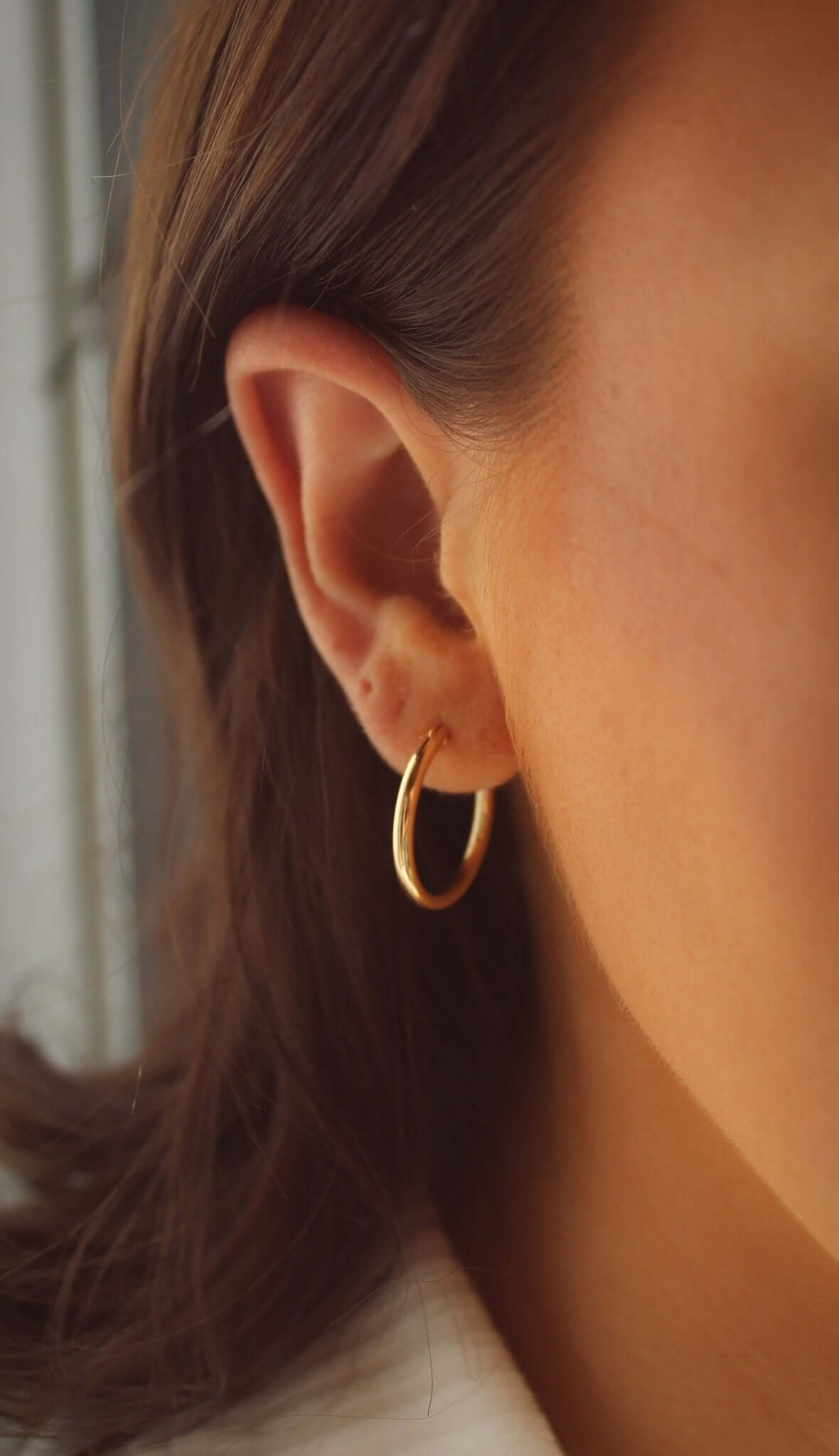14K Gold Hinged Hoops - Jewellery Hut