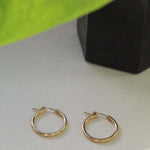 14K Gold Hinged Hoops - Jewellery Hut