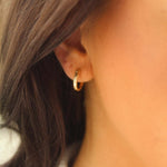 14K Gold Hinged Hoops - Jewellery Hut