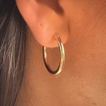 14K Gold Hinged Hoops - Jewellery Hut