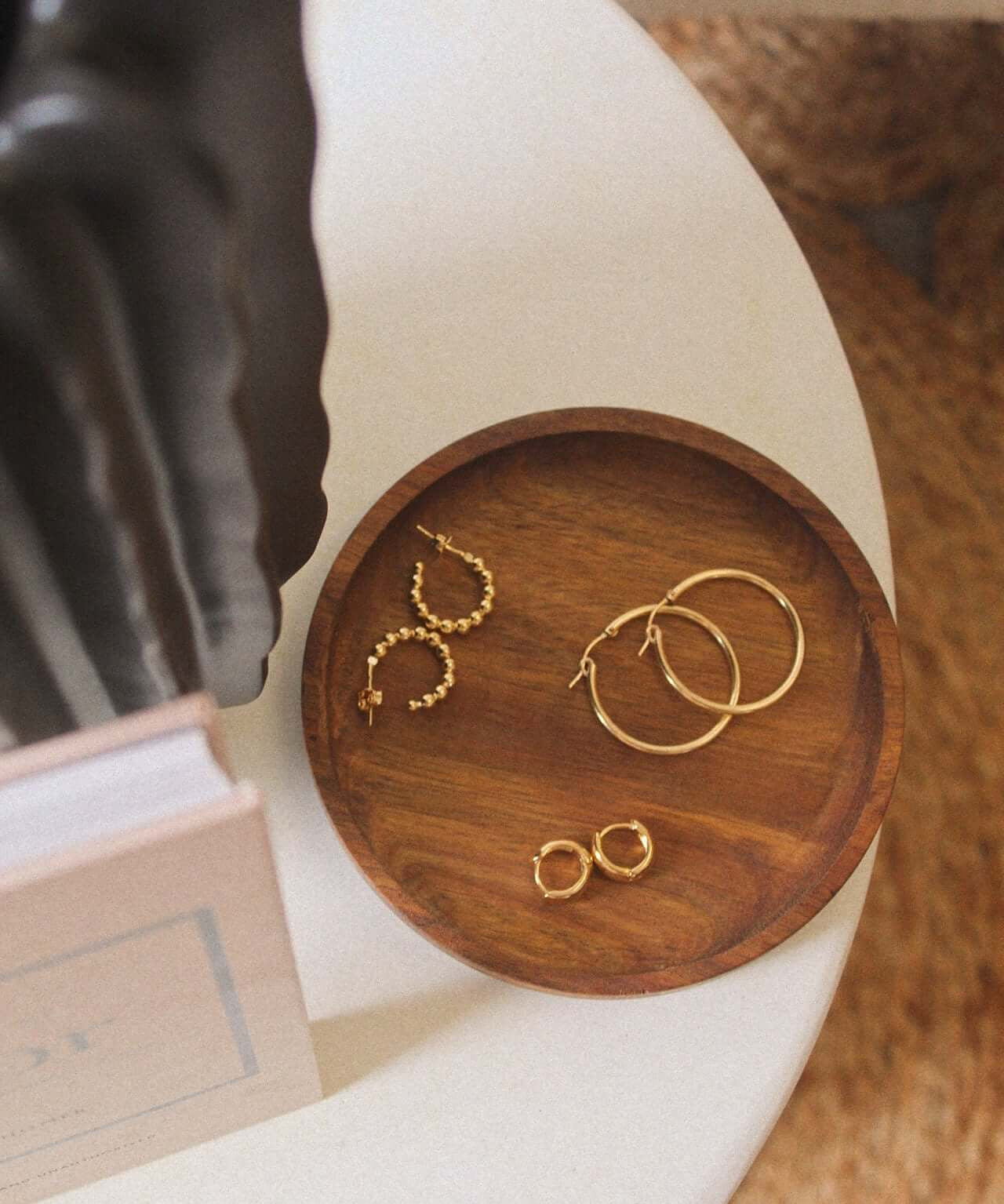 14K Gold Hinged Hoops - Jewellery Hut