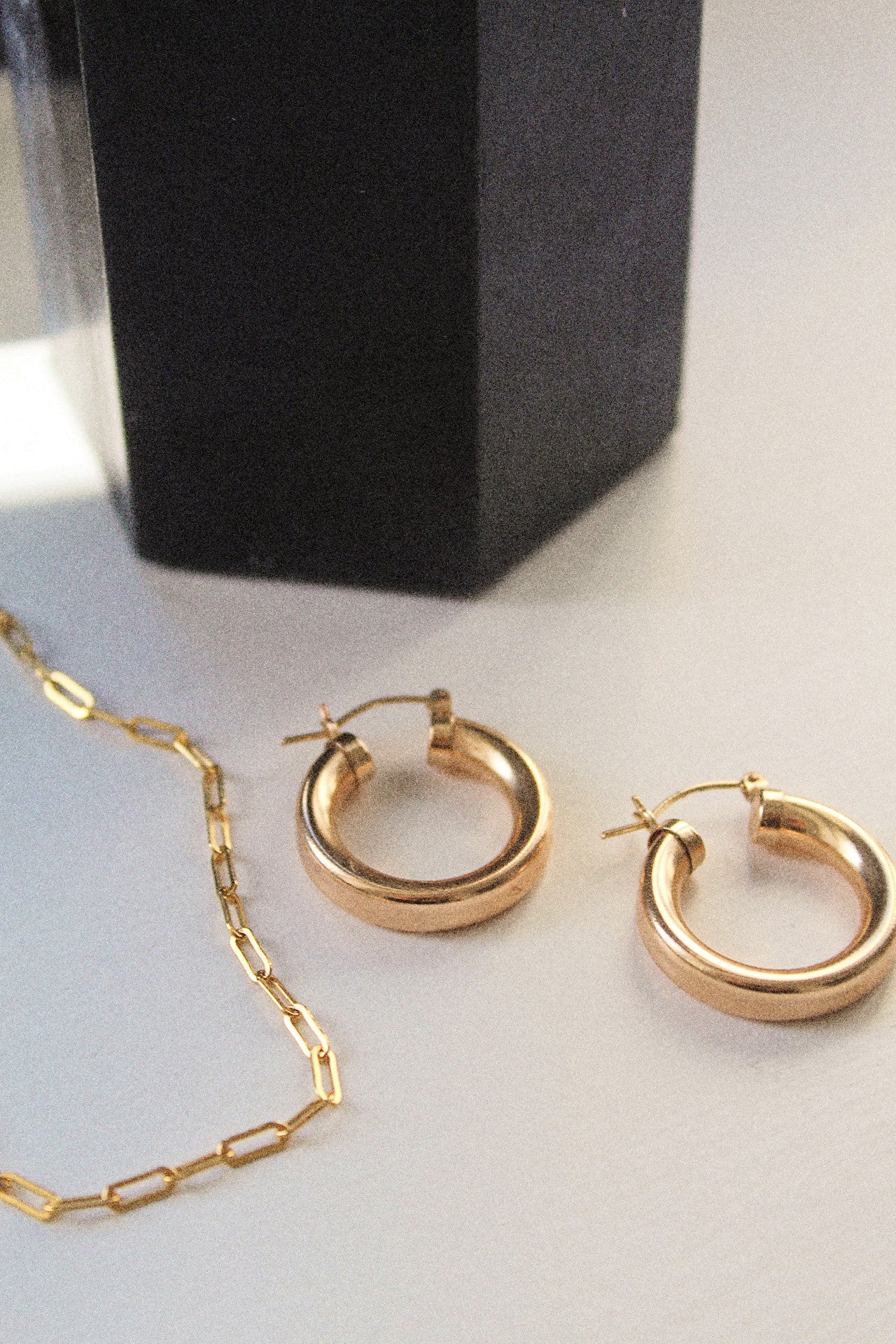 14k Gold Paper Clip Chain Bracelet - Jewellery Hut