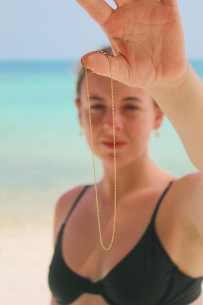 14K Gold Rope Chain Necklace - Jewellery Hut