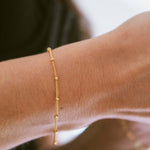14k Gold Satellite Bracelet - Jewellery Hut