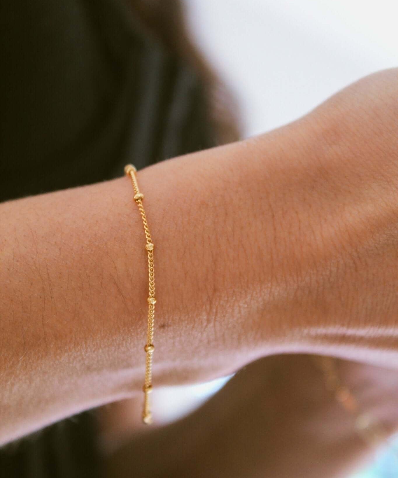14k Gold Satellite Bracelet - Jewellery Hut