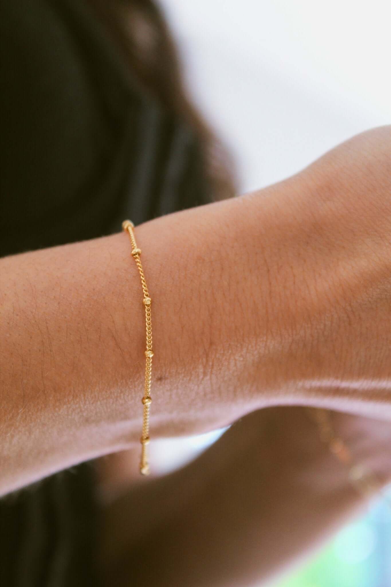 14k Gold Satellite Bracelet - Jewellery Hut
