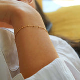 14k Gold Satellite Bracelet - Jewellery Hut
