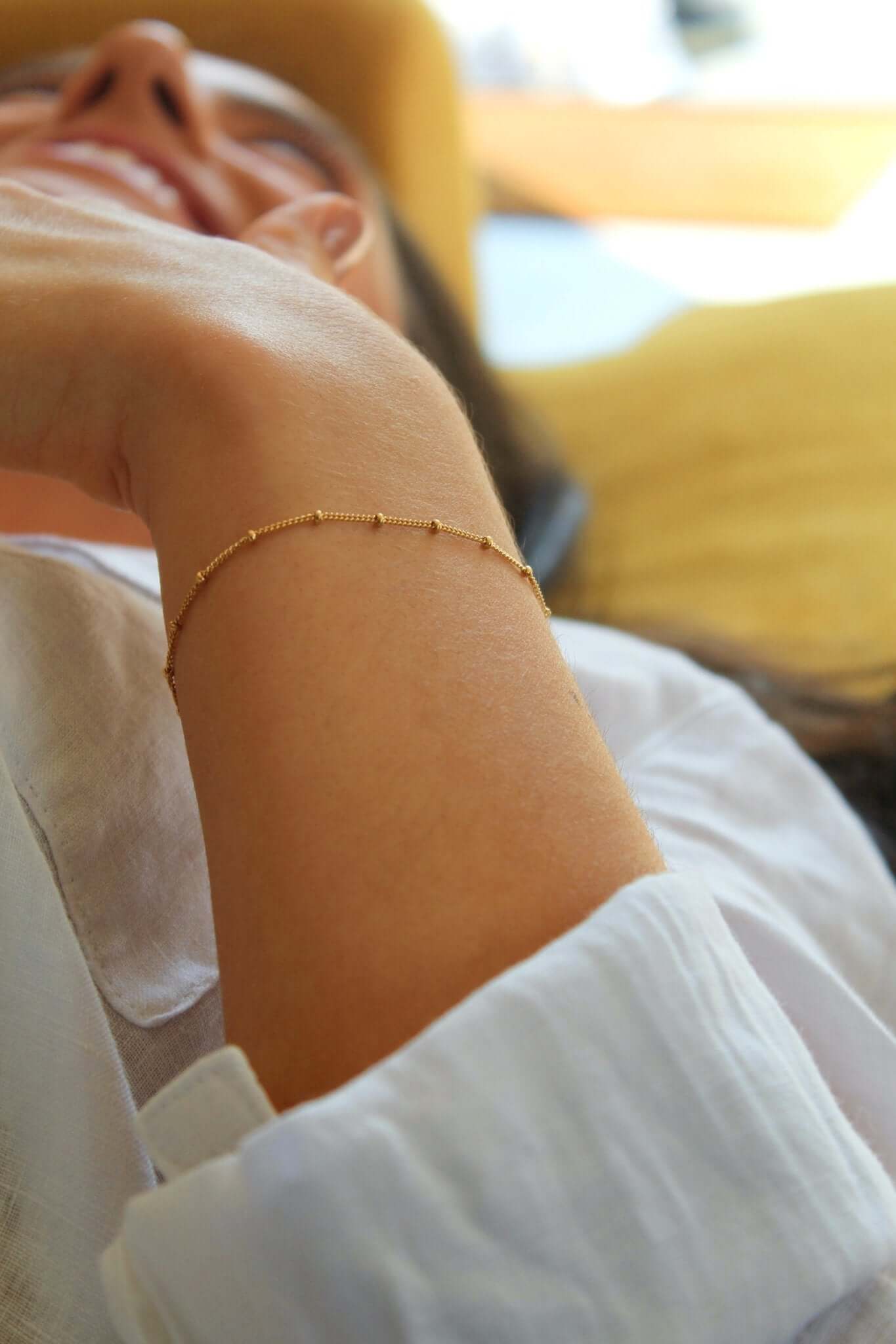 14k Gold Satellite Bracelet - Jewellery Hut