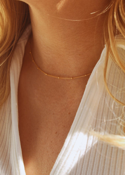 14K Gold Satellite Chain Necklace - Jewellery Hut