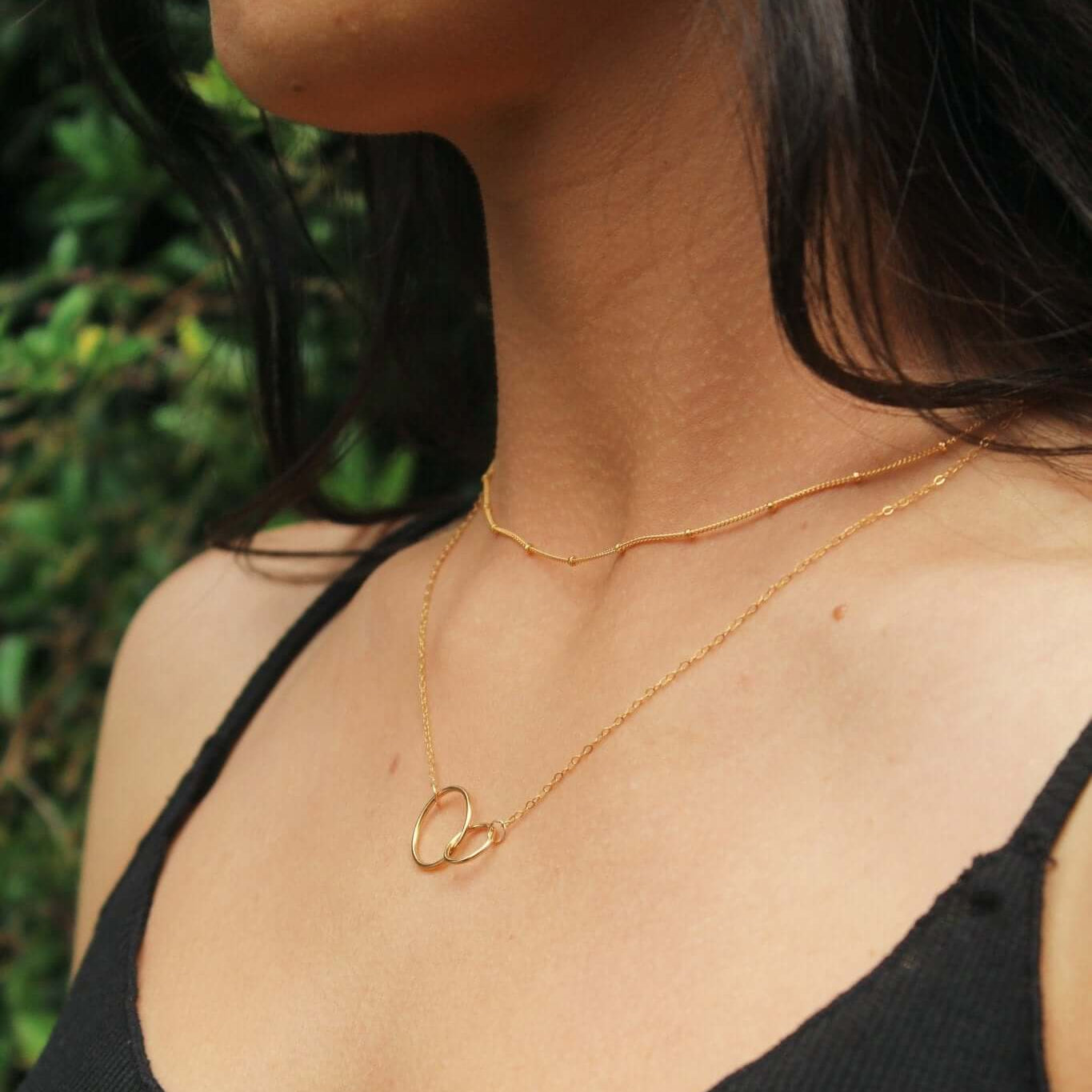14K Gold Satellite Chain Necklace - Jewellery Hut