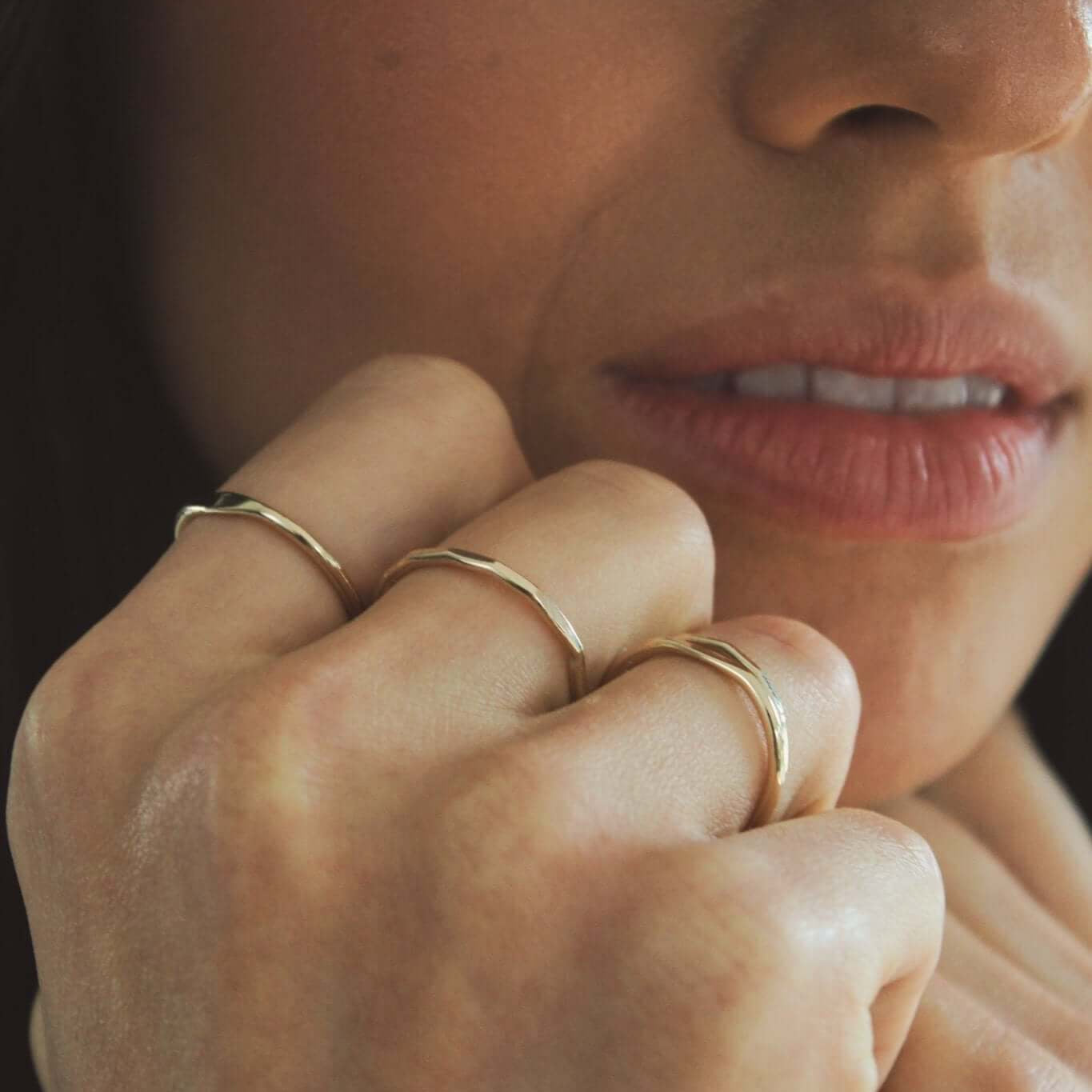 14K Gold Stacking Ring - Jewellery Hut