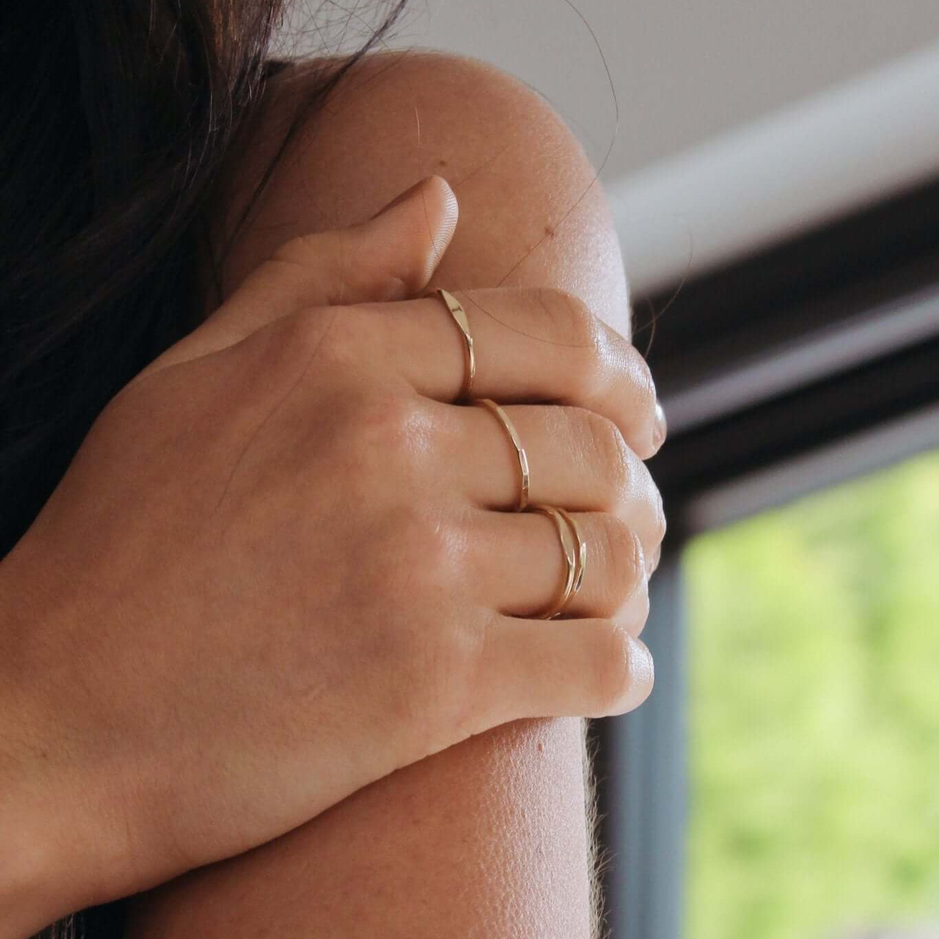 14K Gold Stacking Ring - Jewellery Hut