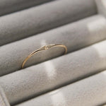 14K Gold Tiny Signet Ring - Jewellery Hut