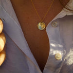 14K Gold Wax Seal Necklace - Jewellery Hut