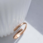 14K Rose Gold Wrap Ring - Jewellery Hut