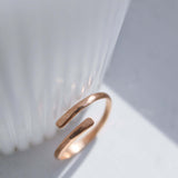 14K Rose Gold Wrap Ring - Jewellery Hut