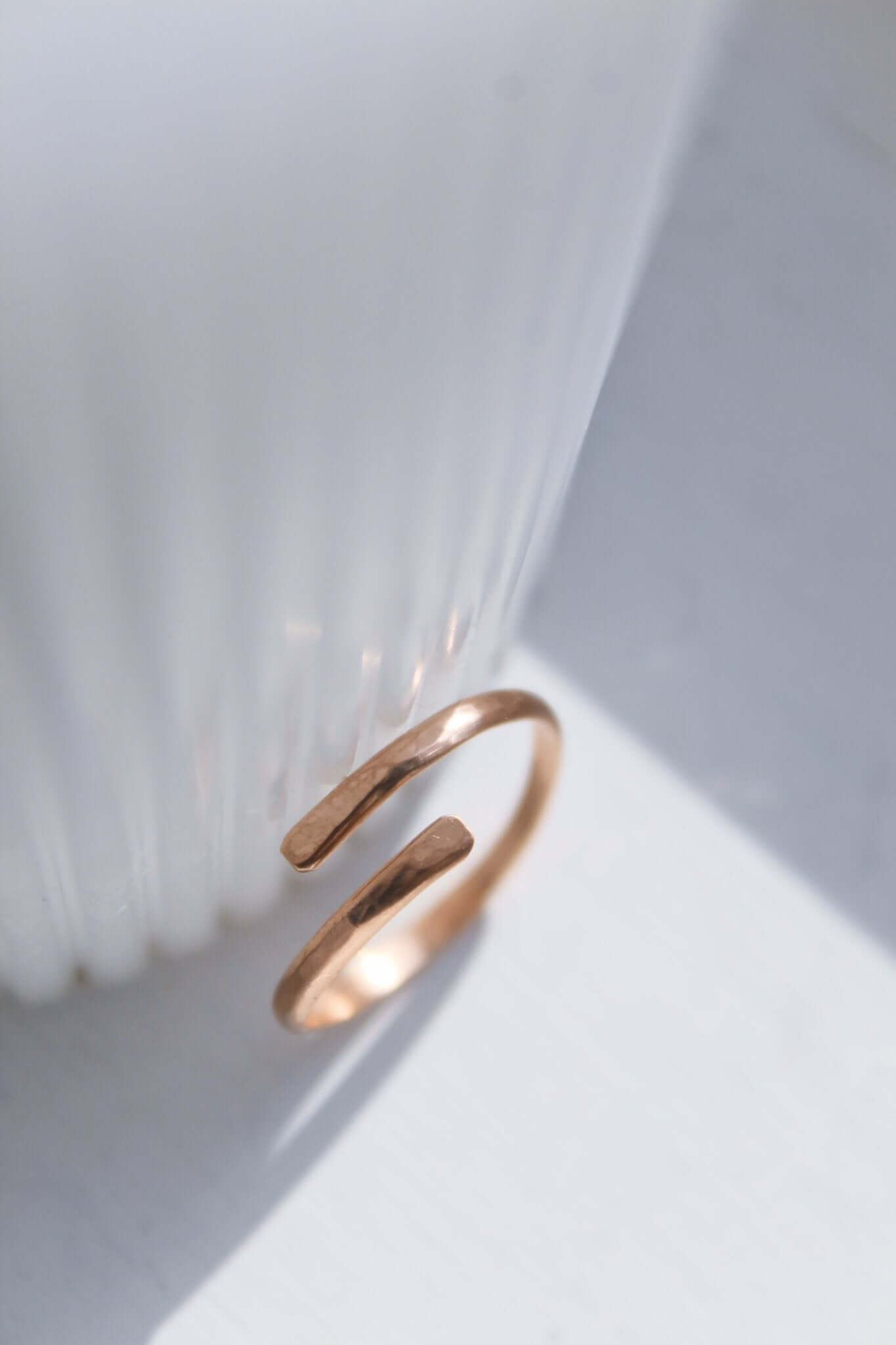 14K Rose Gold Wrap Ring - Jewellery Hut