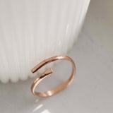 14K Rose Gold Wrap Ring - Jewellery Hut