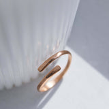 14K Rose Gold Wrap Ring - Jewellery Hut